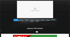 Desktop Screenshot of mp3gain-pro.com